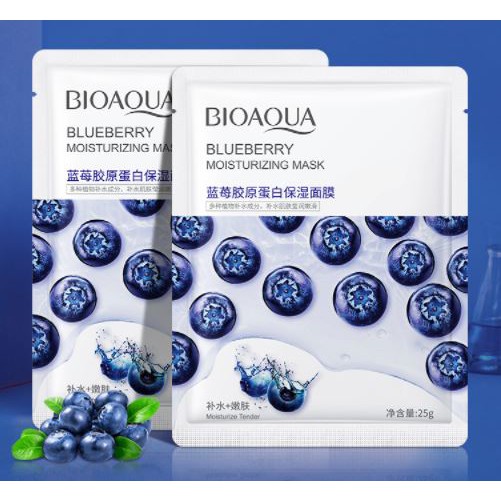 Mặt nạ Trái Cây Bioaqua 8 vị dưỡng trắng cấp ẩm giảm mụn mask nội địa Trung