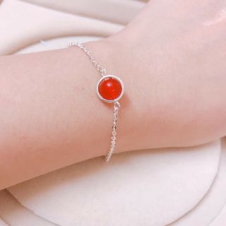 Lắc tay bạc mix đá phong thủy