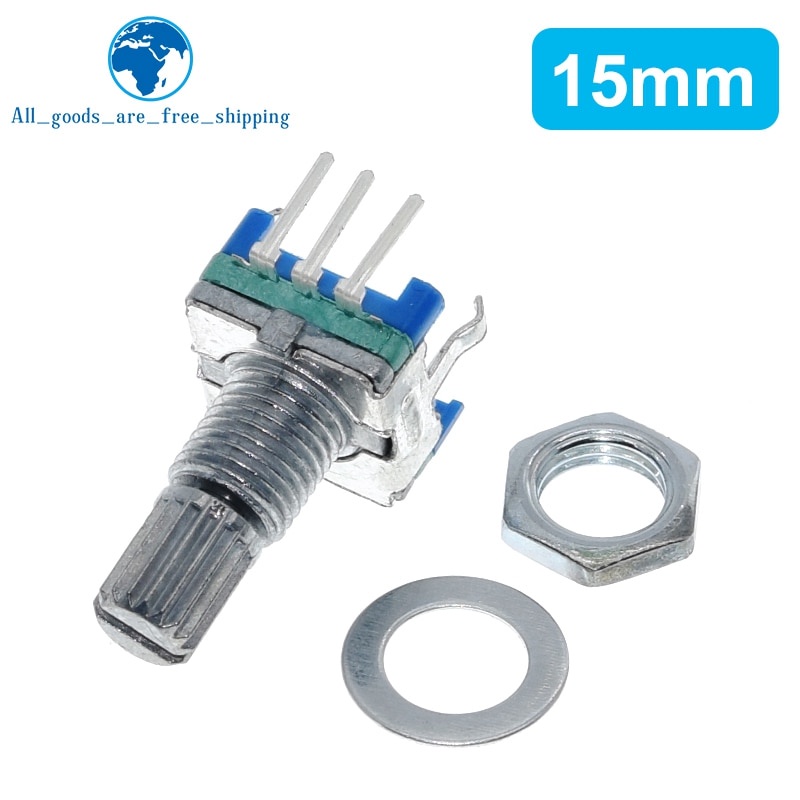 1 Chiết Áp Kỹ Thuật Số 15mm 20mm / Ec11 / 5 Chấu Với Công Tắc