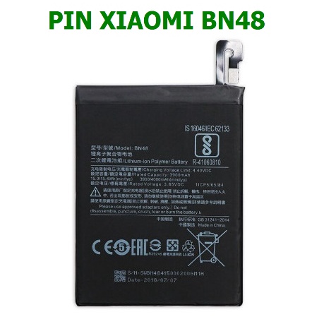 PIN XIAOMI BN48
