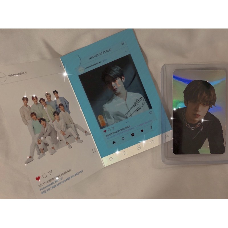 thẻ bài Jaehyun nhóm nhạc NCT127 nature republic