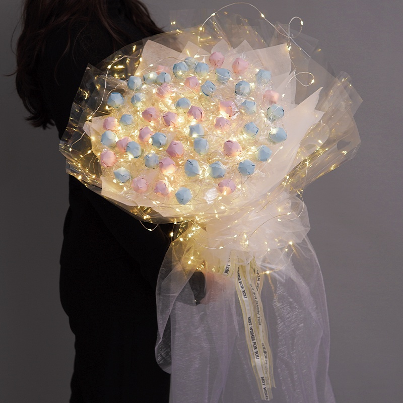 Bó Hoa Trong Suốt Sáng Tạo 520 Dùng Làm Quà Tặng Cho Bạn Gái 61