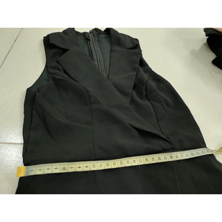 Đầm sát nách cổ vest Eo 62-64