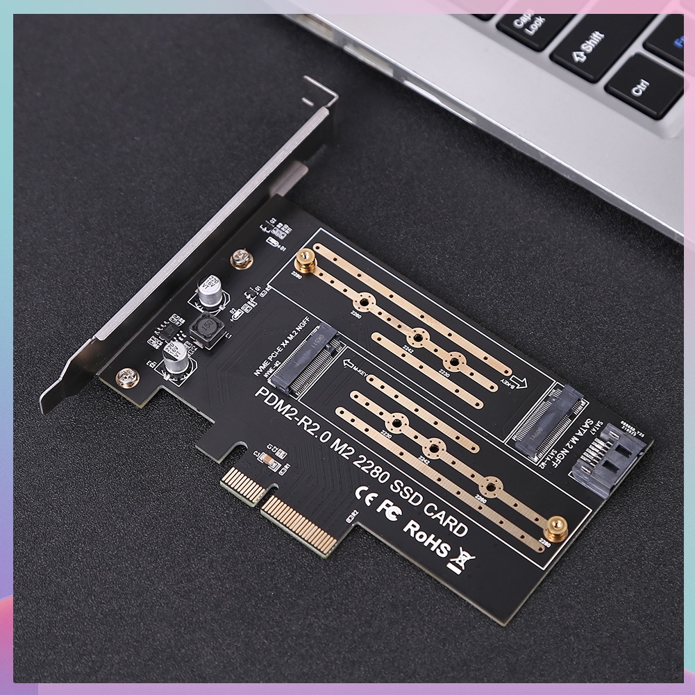 Thẻ chuyển đổi mở rộng M.2 NVME sang PCIE SSD sang PCI-E 3.0 X4 SATA | BigBuy360 - bigbuy360.vn