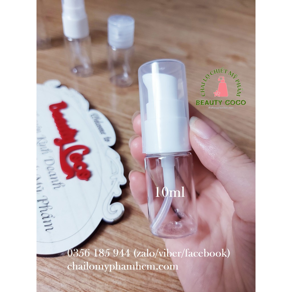 Chai nhựa nhỏ lọ chiết mỹ phẩm du lịch 10ml 20ml 30ml