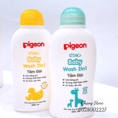 Sữa Tắm Gội 2 In 1 Pigeon 200ml/ 700ML