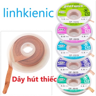 Dây hút thiếc , dây hút chì goot wick