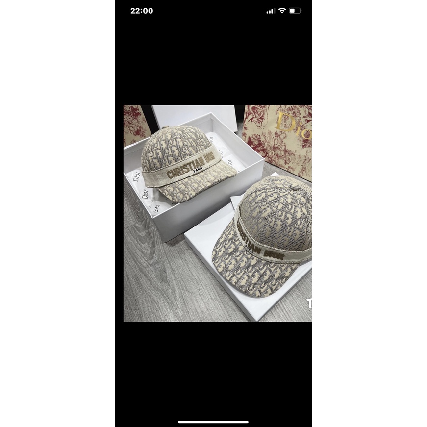 Mũ lưỡi chai/bucket Dior