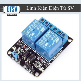 Module 2 Relay Với Opto Cách Ly 5VDC- Linhkiendientusv.vn