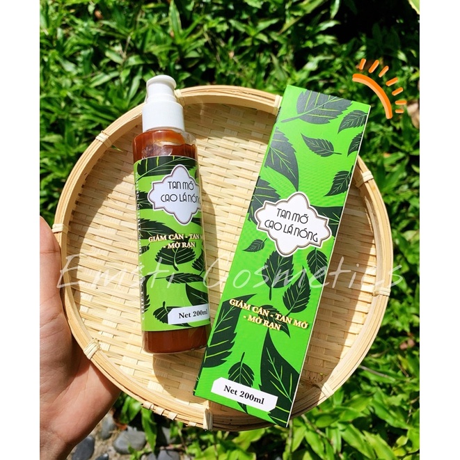 CAO LÁ NÓNG - Giúp tan mỡ và mờ rạn da