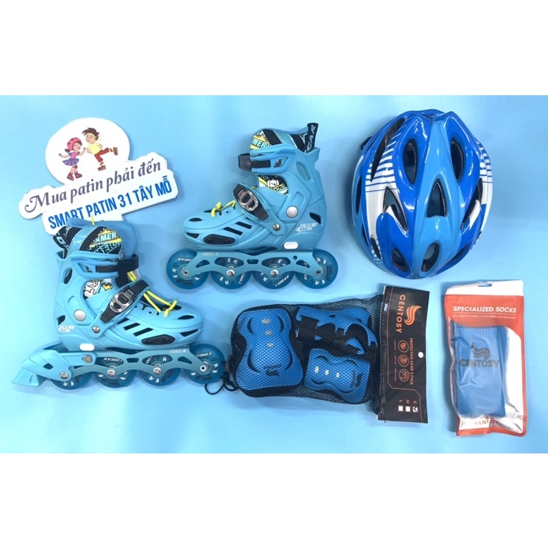 Giày patin cao cấp Cougar 313 full bánh sáng