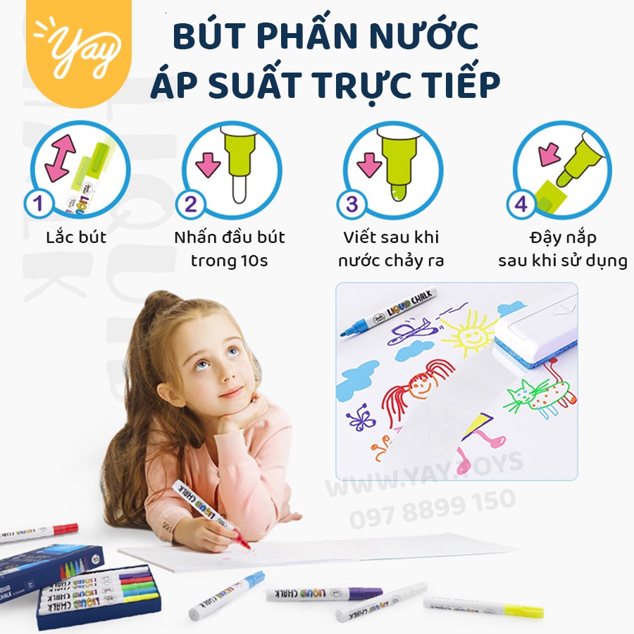 Bút Phấn Nước Cho Bé Từ 3+ - Jar Melo