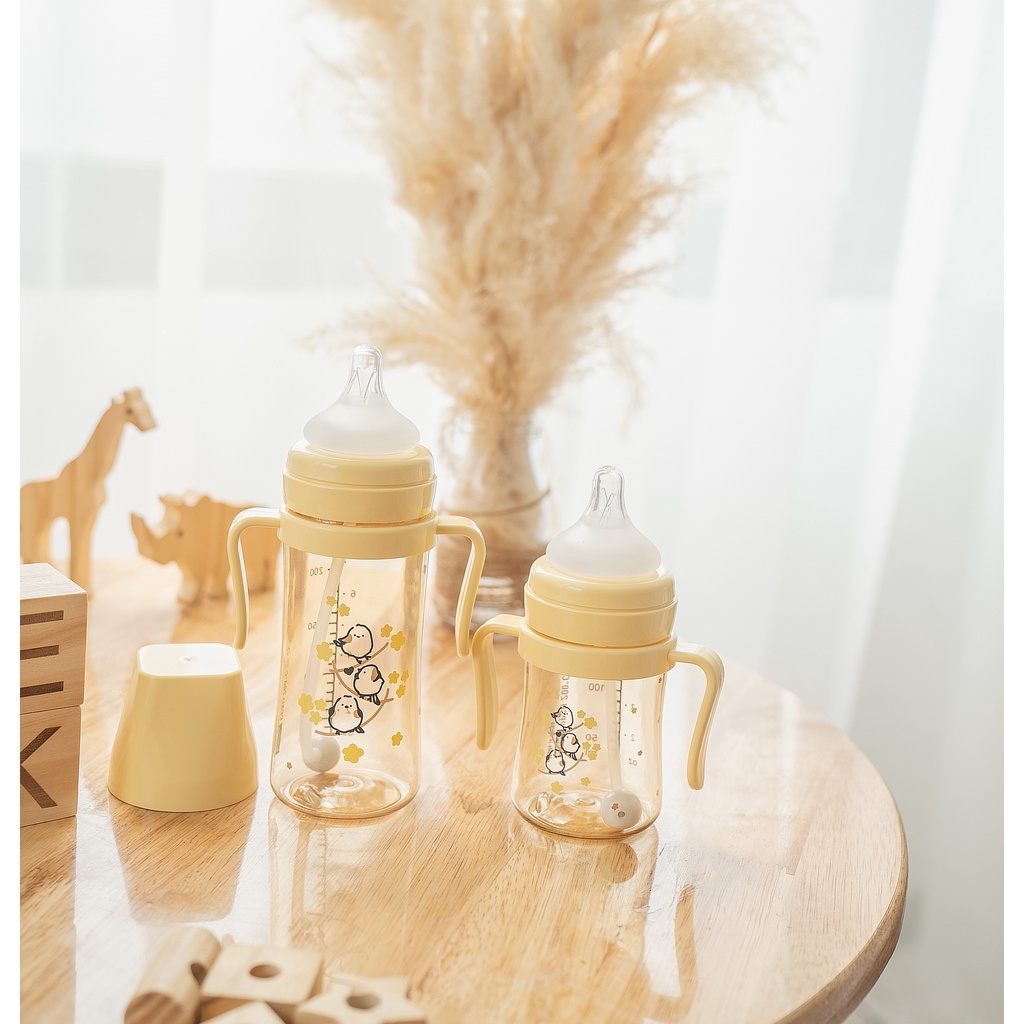 Bình sữa đa năng phiên bản chim vàng size 150ml - 250ml