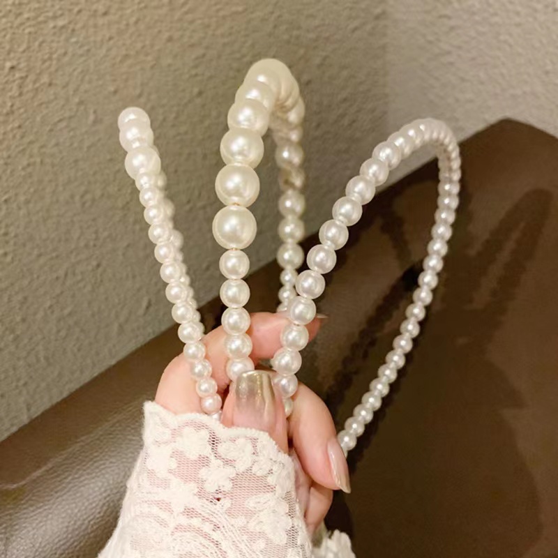 Băng Đô Ngọc Trai Thiết Kế Thời Trang Hàn Quốc