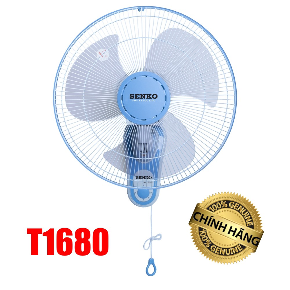 Quạt treo Senko T1680 - Quạt 1 dây thích hợp cửa hàng, quán ăn, trường học