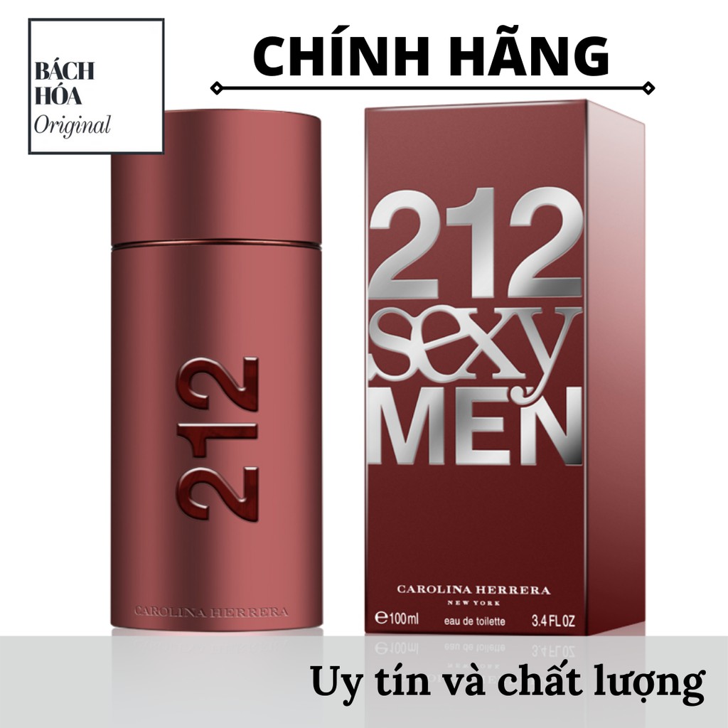 [Chính hãng] Nước hoa Carolina Herrea 212 SEXY MEN 100ml - FULL SEAL