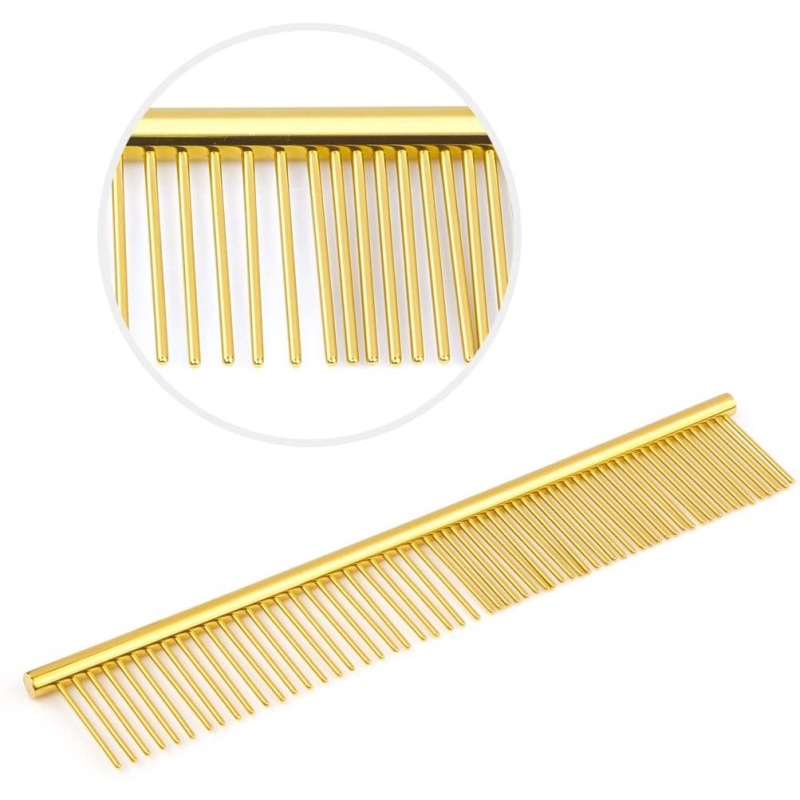 Bộ kéo cắt tóc cho thú cưng bằng vàng 6,7 ", Kéo cong dùng để cắt và chải lông cho thú cưng