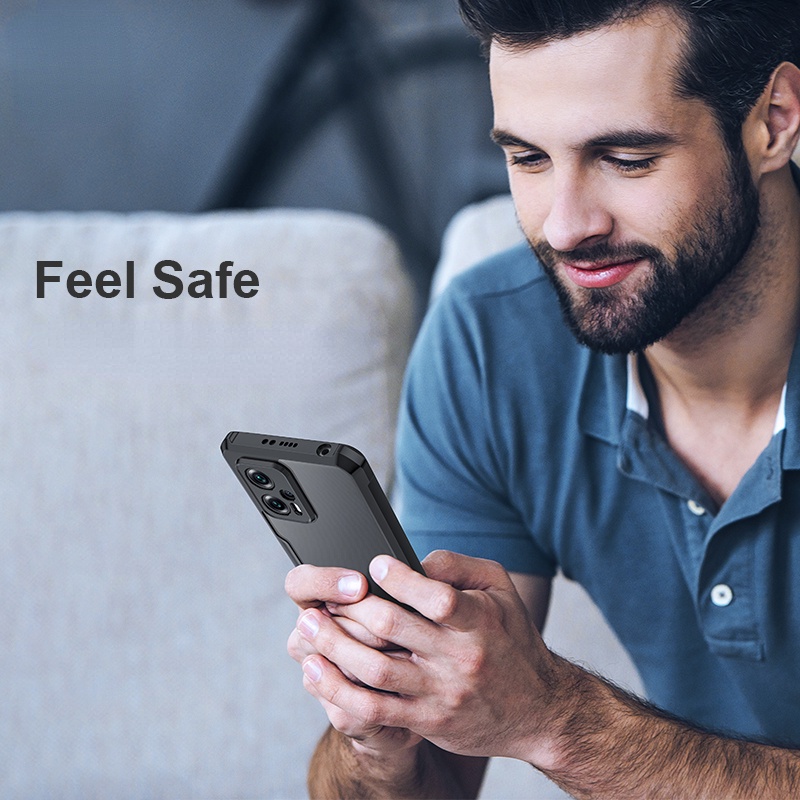Ốp Điện Thoại Trong Suốt Chống Sốc Cho Xiaomi Poco F4 F3 X3 M3 Pro Redmi Note 11E 5G 11 11S 10 10S 10C Redmi10