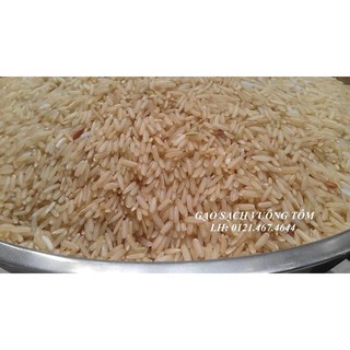 Gạo lứt vàng (gạo lứt trắng) -  2kg (Phơi nắng)