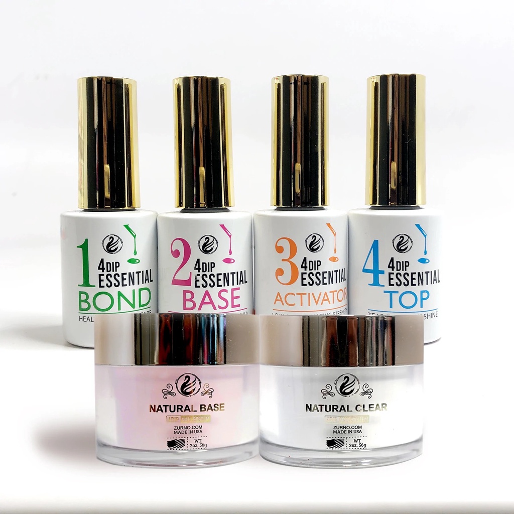 Chai liên kết nhúng, Bột nhúng - Cam kết không gây cứng cọ - Zurno - 4DIP ESSENTIAL - Dipping System
