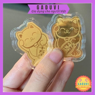 [MÈO CHIÊU TÀI] Mèo thần tài chiêu tài hút Lộc may mắn cả năm - Dùng dán điện thoại hoắc đút ví