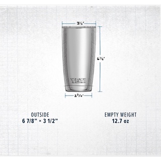 LY YETI 20oz AQUIFER BLUE
