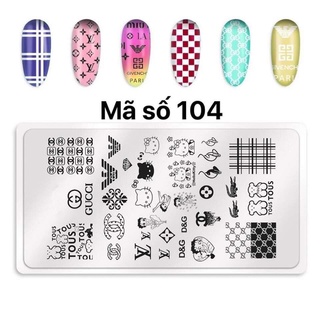 Khuôn con lăn sơn mực in trang trí móng làm nail spa shop kdlatus