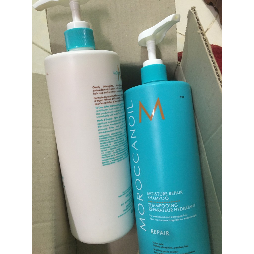 [ MOROCCANOIL ] DẦU GỘI XẢ PHỤC HỒI ĐỘ ẨM MOROCCANOIL REPAIR 1000ML CHÍNH | BigBuy360 - bigbuy360.vn