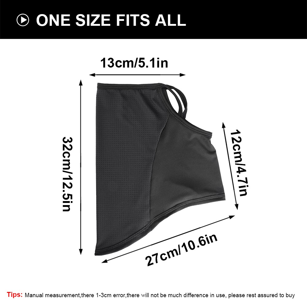 Gumao Khăn che nắng đa năng thoáng khí bảo vệ tai cao cấp cho xe máy