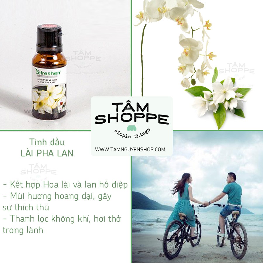 [TD THIÊN NHIÊN] Tinh dầu hoa lài &amp; lan