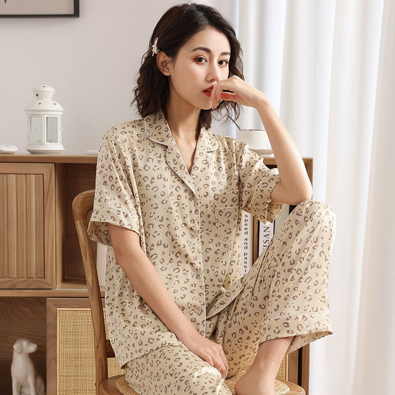 Bộ đồ ngủ pijama lụa cao cấp