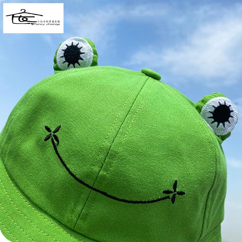 Nón Vành Hình Ếch Dễ Thương Phong Cách Nhật Bản Cho Nữ