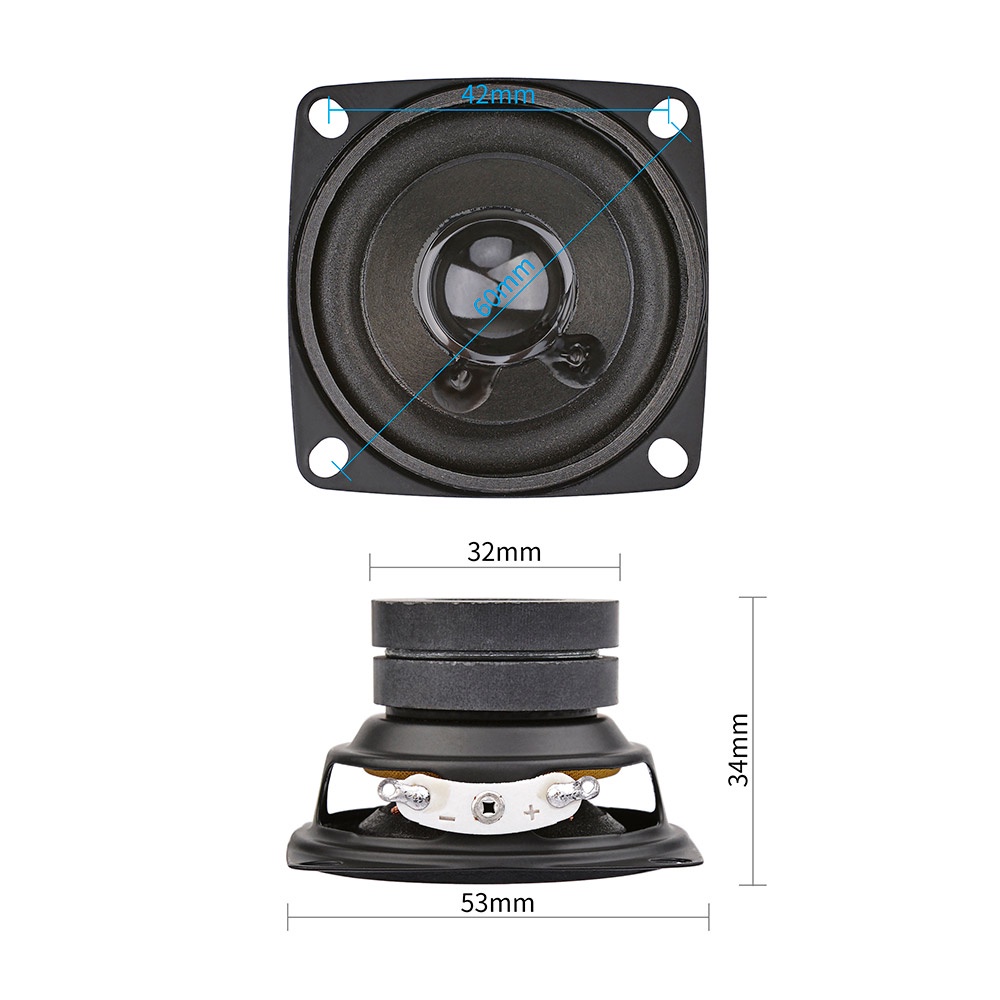 2 Loa di động AIYIMA 2 inch 4 8 Ohm 10W chuyên nghiệp