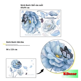 [Mẫu mới] Decal dán tường Hoa đá