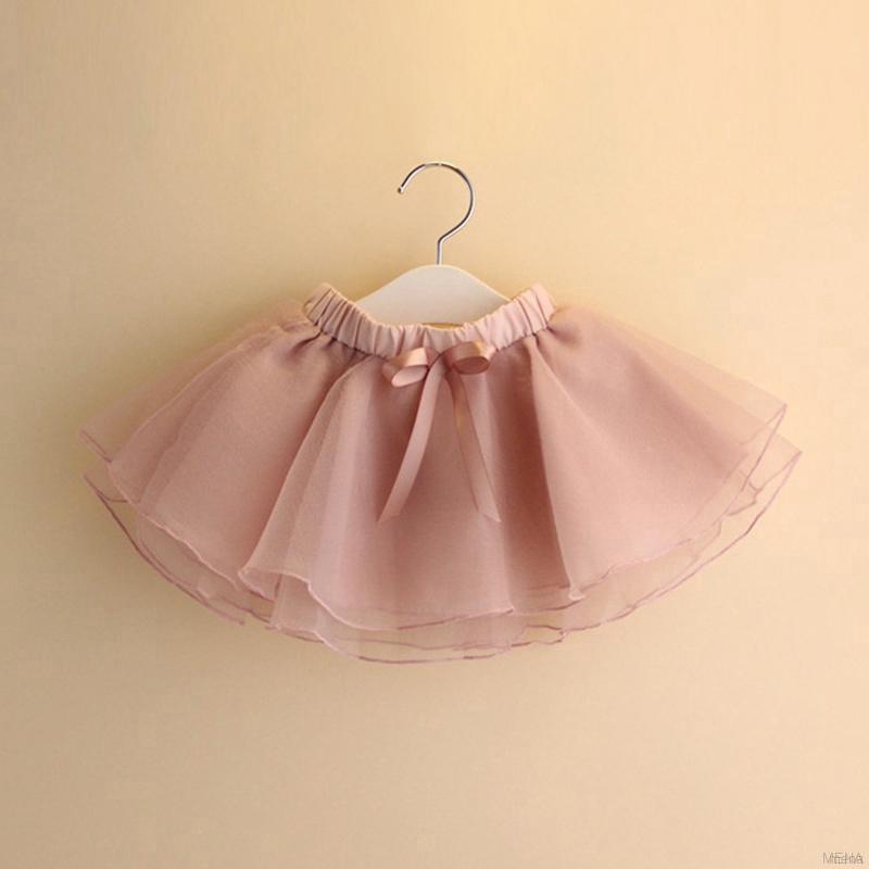 Chân Váy Xòe Thắt Nơ Xinh Xắn Cho Bé Gái