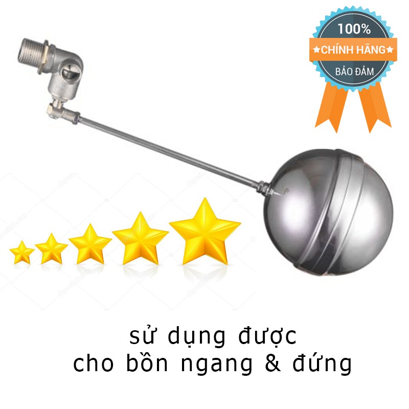 Phao cơ inox phi 27 sử dụng cho bồn nước