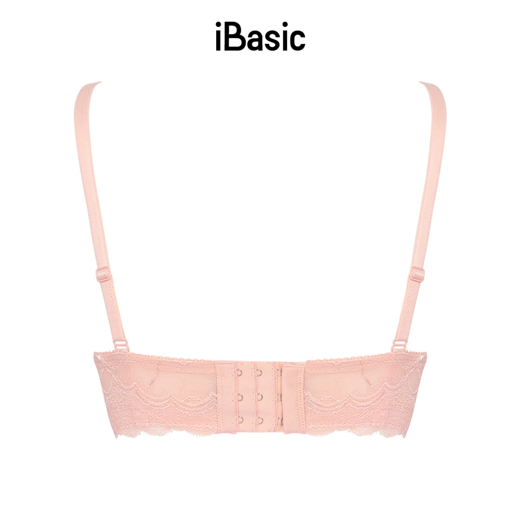 Áo ngực không gọng mút vừa ren phối dây Tshirt iBasic BRAW084