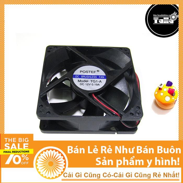 Quạt Tản Nhiệt 12V-8x8x2,5cm