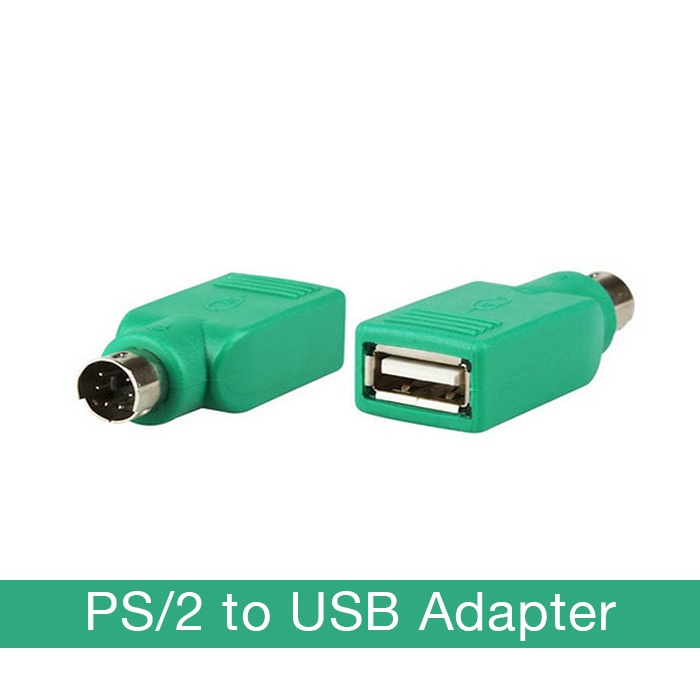 Đầu giắc chuyển PS2 chân tròn sang USB (chân âm)