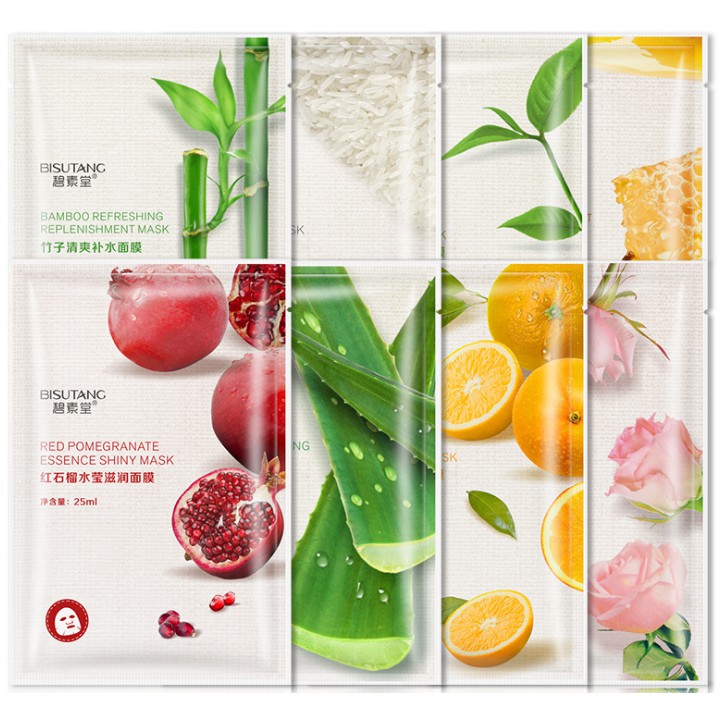 Mặt nạ Bisutang 8 vị trái cây dưỡng trắng da từ thiên nhiên | BigBuy360 - bigbuy360.vn