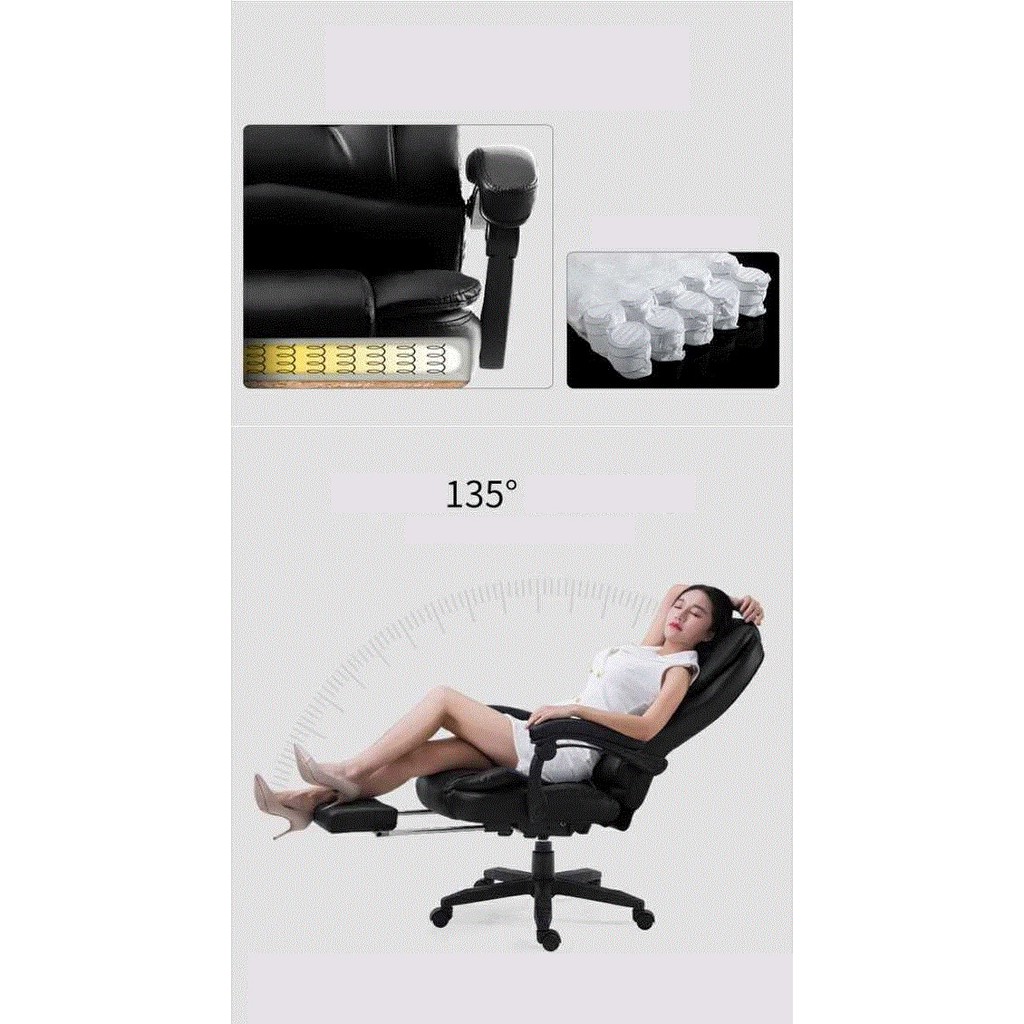 Tâm House Ghế da giám đốc chân xoay cao cấp - G333 | BigBuy360 - bigbuy360.vn