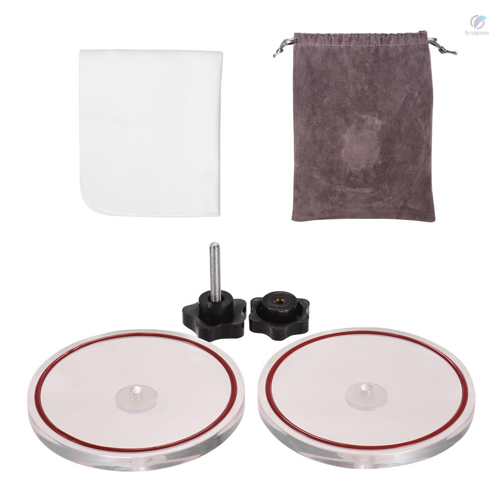 Kẹp Vệ Sinh Đĩa Than Vinyl LP Bảo Vệ Vệ Vệ Sinh Chống Thấm Nước Dụng Cụ Vệ Sinh Kèm Túi Vải