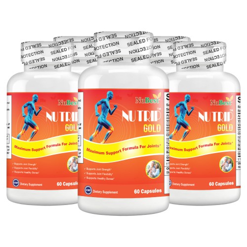 [Combo 5 Tặng 1] Thực Phẩm Bảo Vệ Sức Khoẻ Hỗ Trợ Xương Khớp Mỹ NuTrip Gold của thương hiệu NuBest Hộp 60 Viên | BigBuy360 - bigbuy360.vn