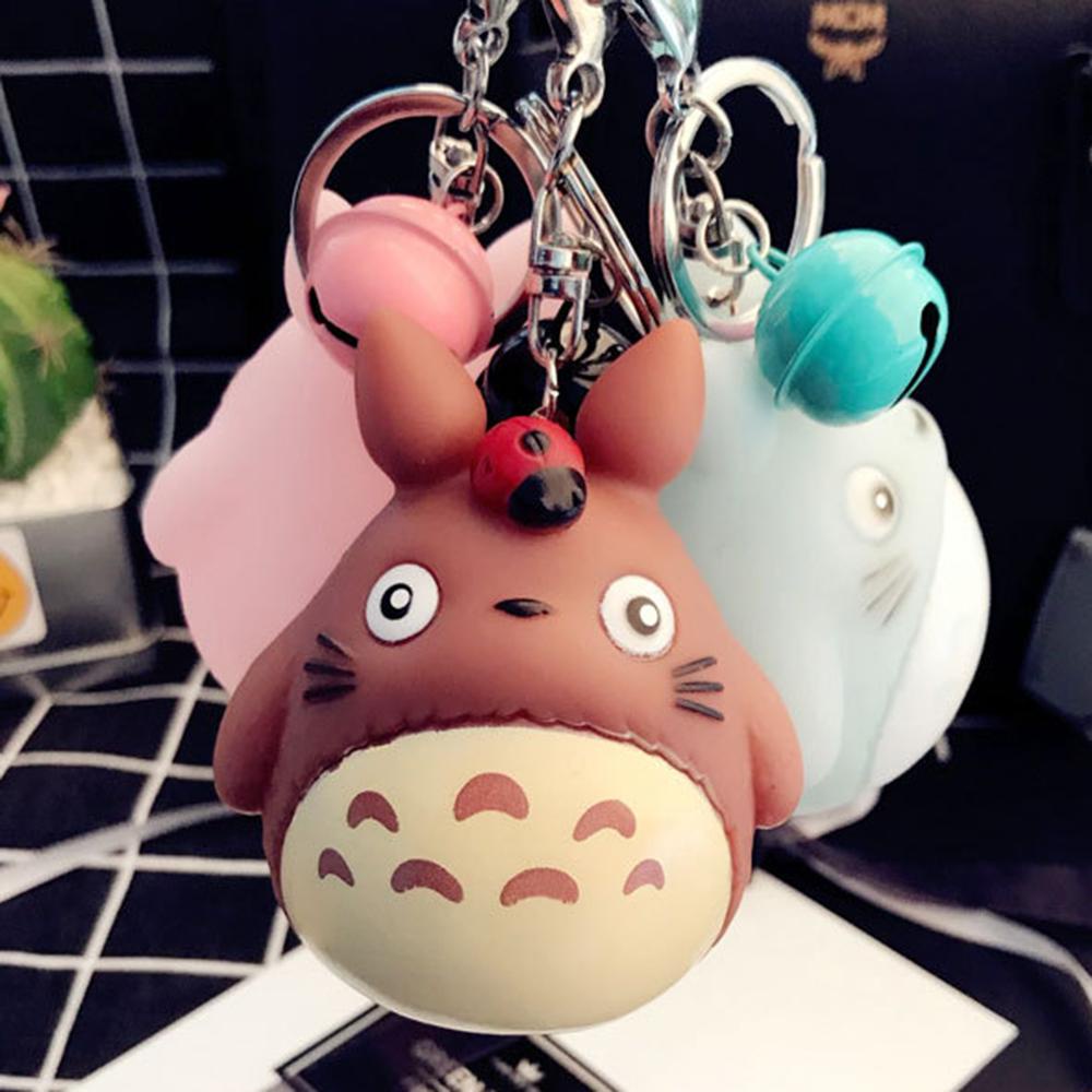 LANFY Móc Khóa Hình Mèo Totoro Dễ Thương