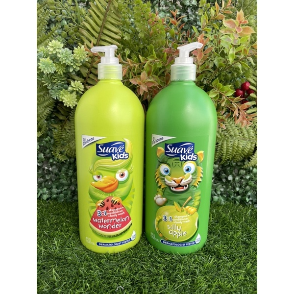 Sữa Tắm Gội Xả Trẻ Em Suave Kids 3 In 1 1.18L của Mỹ.