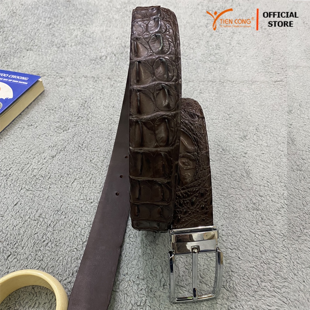 Thắt Lưng Nam da cá sấu đầu kim TIẾN CÔNG cao cấp TCN2005