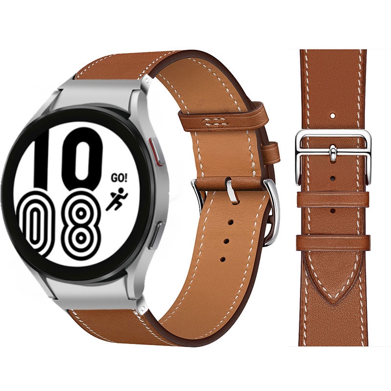 Dây Da Thay Thế Cho ĐồNg Hồ Samsung Galaxy Watch 4 Classic 46Mm 42Mm Galaxy Watch 5 44Mm 40Mm 5 Pro