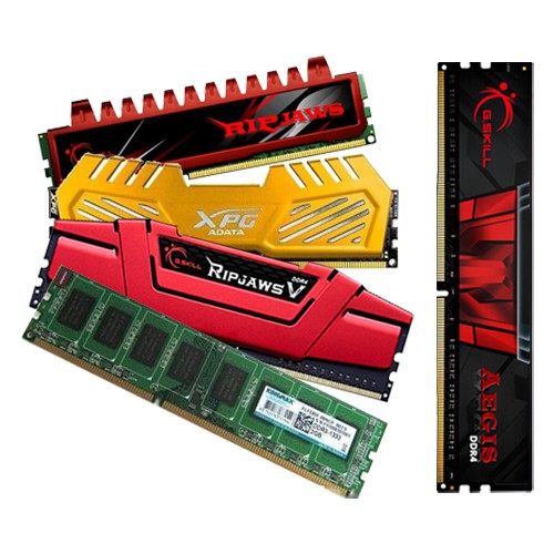 Ram PC 2G/4GB bus 1333/1600/2133/2400 hàng tháo máy, giá rẻ