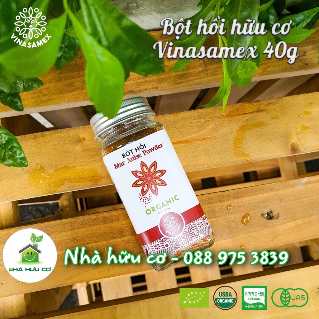 Bột hồi hữu cơ Vinasamex 40g - Gia vị ướp các loại thịt và hải sản ... Date: 22/8/2023 - Nhà Hữu Cơ