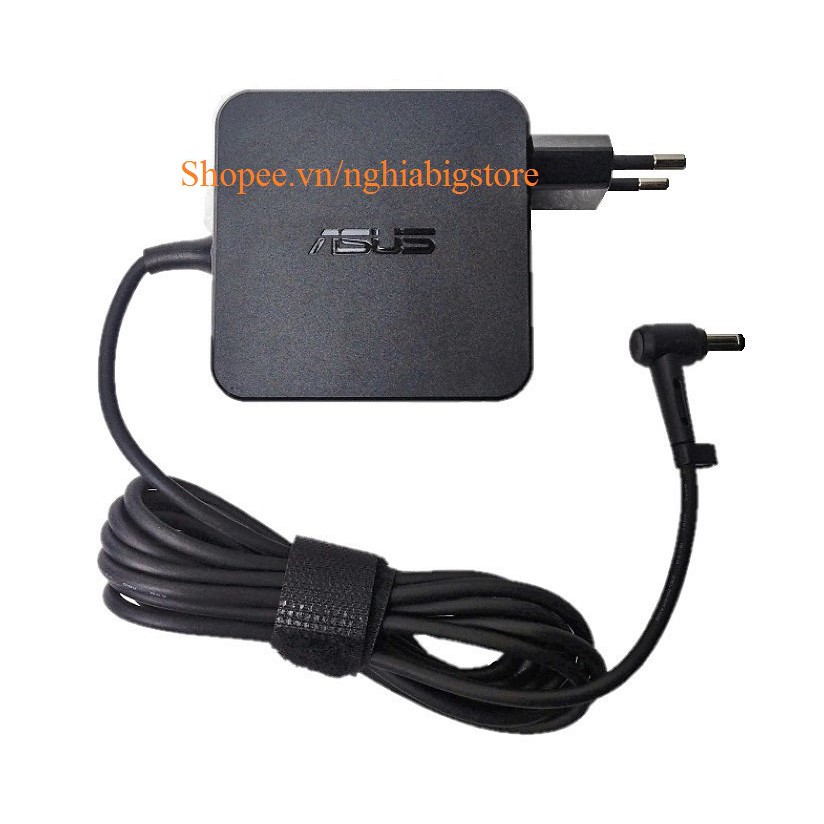 Adapter Sạc Laptop ASUS Cục Vuông 19V 3.42A Đầu Tròn 5.5mm - GrabExpress Tp.HCM